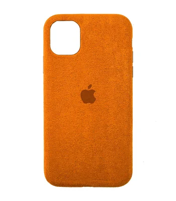 Чехол ALCANTARA Case Full для Apple iPhone 11 (6.1") Оранжевый