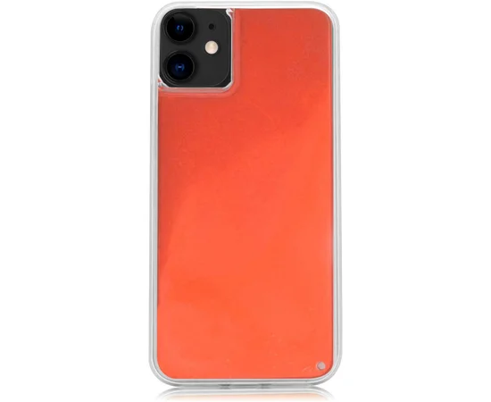 Неоновый чехол Neon Sand glow in the dark для Apple iPhone 11 (6.1") Оранжевый