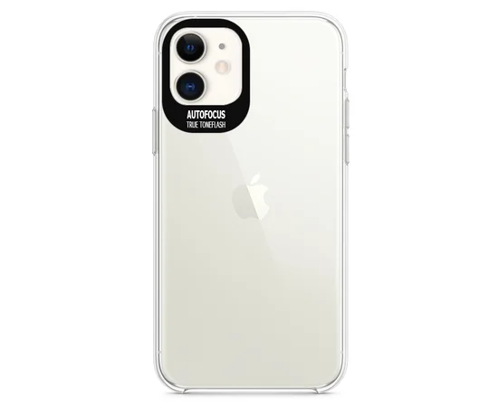 TPU чехол Epic clear flash для Apple iPhone 11 (6.1") Бесцветный / Черный