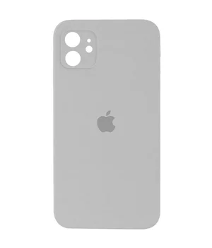 Чехол Silicone Case Square Full Camera Protective (AA) для Apple iPhone 11 (6.1") Серый / Light Grey