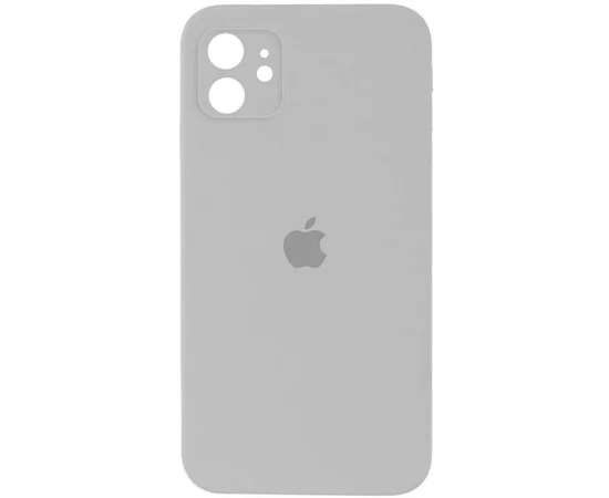 Чехол Silicone Case Square Full Camera Protective (AA) для Apple iPhone 11 (6.1") Серый / Light Grey