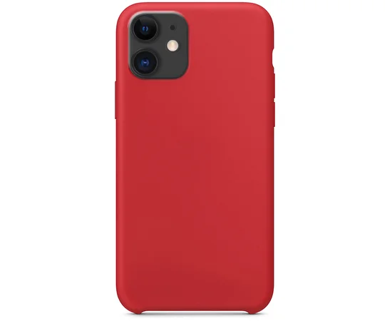 Силиконовый чехол Soft cover для Apple iPhone 11 (6.1") Красный / Red