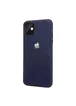 Кожаная накладка Classic series для Apple iPhone 11 (6.1") Синий