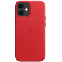Кожаный чехол Leather Case (AAA) для Apple iPhone 11 (6.1") Red