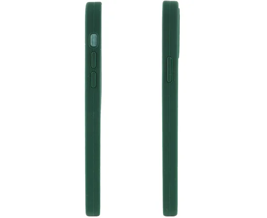 Чехол Silicone Case Lakshmi Square Full Camera для Apple iPhone 11 (6.1") Зеленый / Dark green