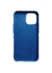Чехол Silicone case full Aquarelle для Apple iPhone 11 (6.1") Бирюзово-белый