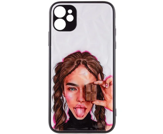 TPU+PC чехол Prisma Ladies для Apple iPhone 11 (6.1") Chocolate