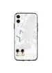 TPU+Glass чехол TYBOMB Dimond Brand для Apple iPhone 11 (6.1") Белый/Микки Маус