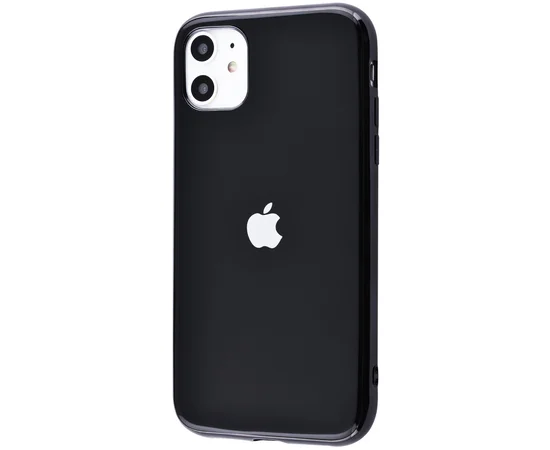 TPU чехол GLOSSY LOGO для Apple iPhone 11 (6.1") Черный