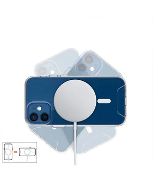 Чохол TPU Space Case with MagSafe для Apple iPhone 11 (6.1") Прозорий