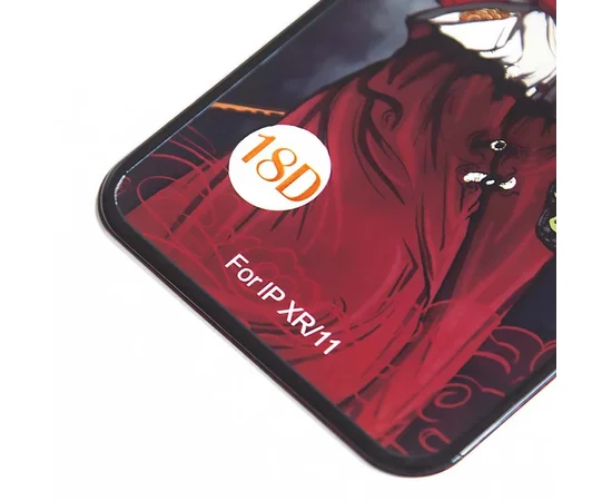 Защитное 2.5D стекло Weva AirBag (тех.пак) для Apple iPhone 11 / XR (6.1") Черный