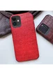 Кожаная накладка Epic Vivi Crocodile series для Apple iPhone 11 (6.1") Красный