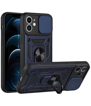 Чехол Ummi Camshield Serge Ring для Apple iPhone 11 (6.1") Синий