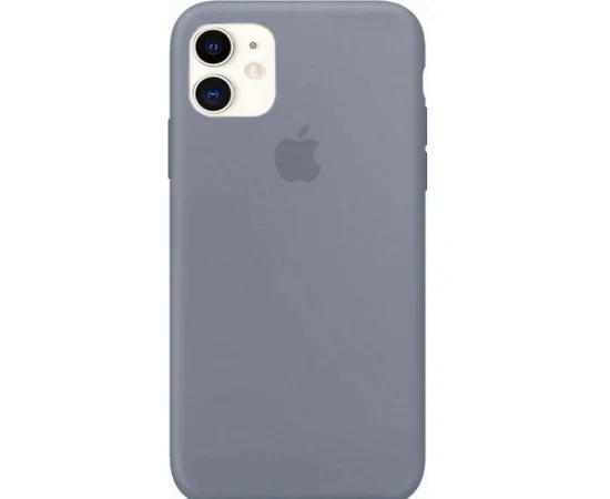 Чохол Silicone case (A) (з закритим низом) для Apple iPhone 11 (6.1 ") Сірий / Lavender Gray