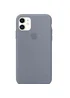 Чохол Silicone case (A) (з закритим низом) для Apple iPhone 11 (6.1 ") Сірий / Lavender Gray