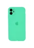 Чохол Silicone Case Square Full Camera Protective (AA) для Apple iPhone 11 (6.1 ") Зелений / Spearmint