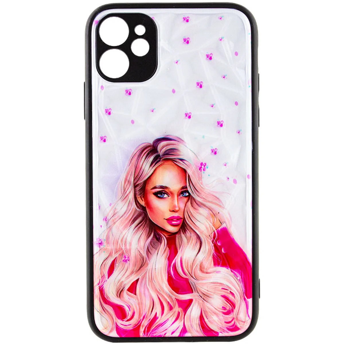 TPU+PC чехол Prisma Ladies для Apple iPhone 11 (6.1") Pink