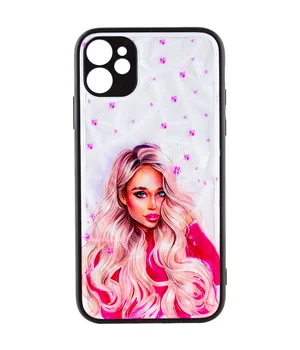 TPU+PC чохол Prisma Ladies для Apple iPhone 11 (6.1") Pink