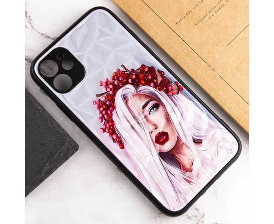 TPU+PC чехол Prisma Ladies для Apple iPhone 11 (6.1") Ukrainian Girl