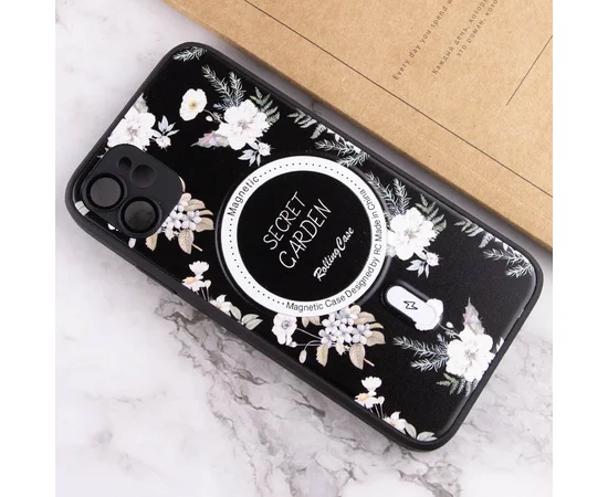 TPU+PC чехол Secret Garden with MagSafe для Apple iPhone 11 (6.1") Black