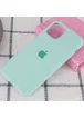 Чехол Silicone case (A) (с закрытым низом) для Apple iPhone 11 (6.1") Бирюзовый / Turquoise