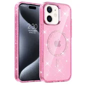 Чехол TPU Eclipse Sparkle (MagFit) для Apple iPhone 11 (6.1") Pink