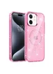 Чохол TPU Eclipse Sparkle (MagFit) для Apple iPhone 11 (6.1") Pink