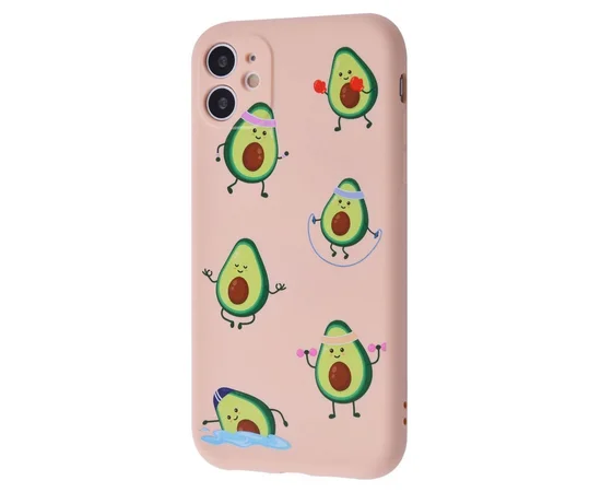 TPU чехол WAVE Fancy для Apple iPhone 11 (6.1") Sports avocado / Pink sand