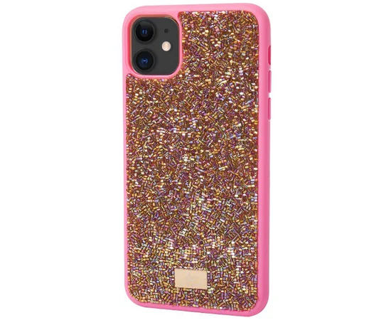 TPU чехол Bling World Brilliant Case для Apple iPhone 11 (6.1") Розовый