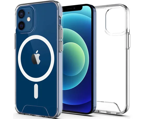 Чохол TPU Space Case with MagSafe для Apple iPhone 11 (6.1") Прозорий