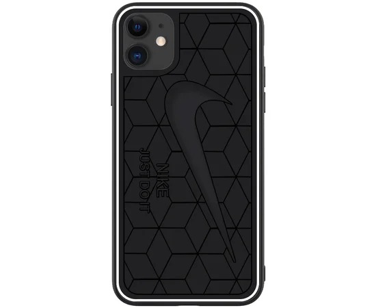 TPU Чехол Sneakers для Apple iPhone 11 (6.1") Черный / Nike