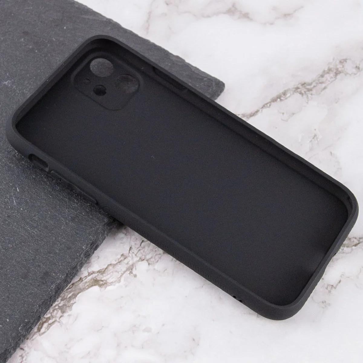 TPU+Glass чехол Matte Candy Full camera для Apple iPhone 11 (6.1") Черный