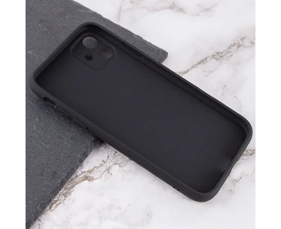 TPU+Glass чехол Matte Candy Full camera для Apple iPhone 11 (6.1") Черный