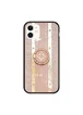TPU+Glass чехол TYBOMB Bling Line для Apple iPhone 11 (6.1") pink