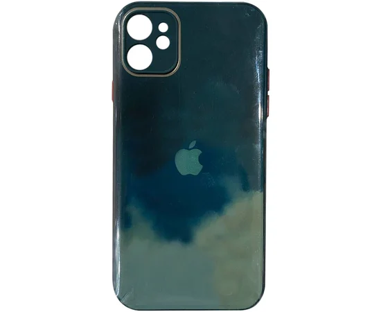 Чехол TPU+Glass Impasto abstract для Apple iPhone 11 (6.1") Green