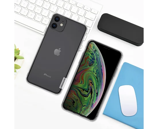 TPU чехол Nillkin Nature Series для Apple iPhone 11 (6.1") Бесцветный (прозрачный)