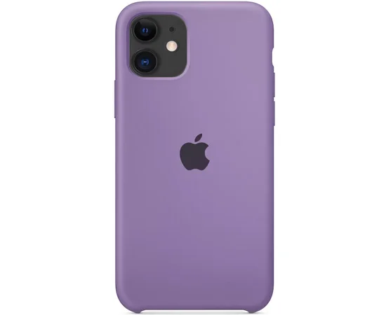 Чехол Silicone Case (AA) для Apple iPhone 11 (6.1") Лиловый / Lilac Pride