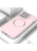 TPU чехол Bonbon Metal Style with MagSafe для Apple iPhone 11 (6.1") Розовый / Light Pink