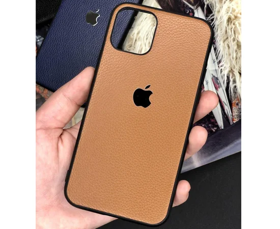 Кожаная накладка Classic series для Apple iPhone 11 (6.1") Коричневый