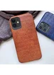Кожаная накладка Epic Vivi Crocodile series для Apple iPhone 11 (6.1") Светло-коричневый