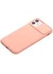 Чехол Camshield TPU со шторкой защищающей камеру для Apple iPhone 11 (6.1") Розовый / Pink Sand
