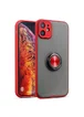 TPU-PC чехол Deen Shadow Ring series для Apple iPhone 11 (6.1") Красный