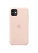 Чехол Silicone case (AAA) для Apple iPhone 11 (6.1") Розовый / Pink Sand