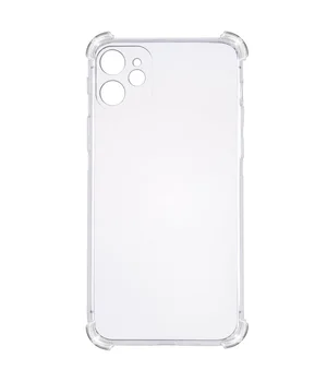 TPU чохол GETMAN Ease logo посилені кути для Apple iPhone 11 (6.1 ") Прозорий / Transparent