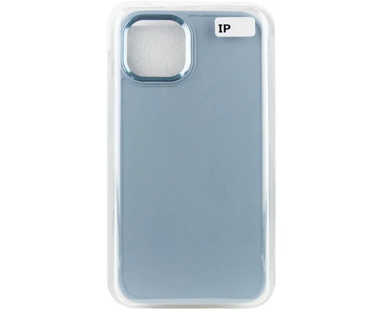 TPU чехол Bonbon Metal Style для Apple iPhone 11 (6.1") Голубой / Mist blue