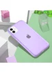 Силиконовый матовый полупрозрачный чехол для Apple iPhone 11 (6.1") Фиолетовый / Purple