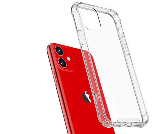 TPU чехол Epic Ease с усиленными углами для Apple iPhone 11 (6.1") Прозрачный / Transparent