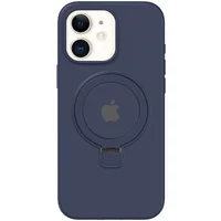 Чехол Silicone Case Full Protective with Ring для Apple iPhone 11 (6.1") Dark Blue