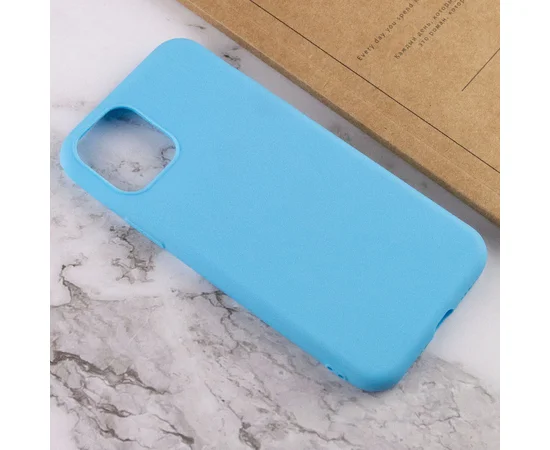 Силиконовый чехол Candy для Apple iPhone 11 (6.1") Голубой