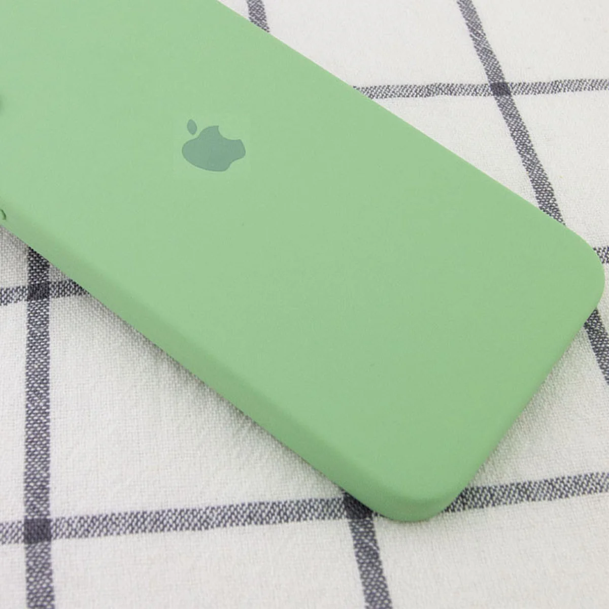 Чехол Silicone Case Square Full Camera Protective (AA) для Apple iPhone 11 (6.1") Мятный / Mint